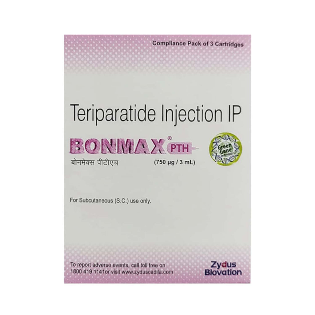 BONMAX PTH CARTRIDGE 3ML