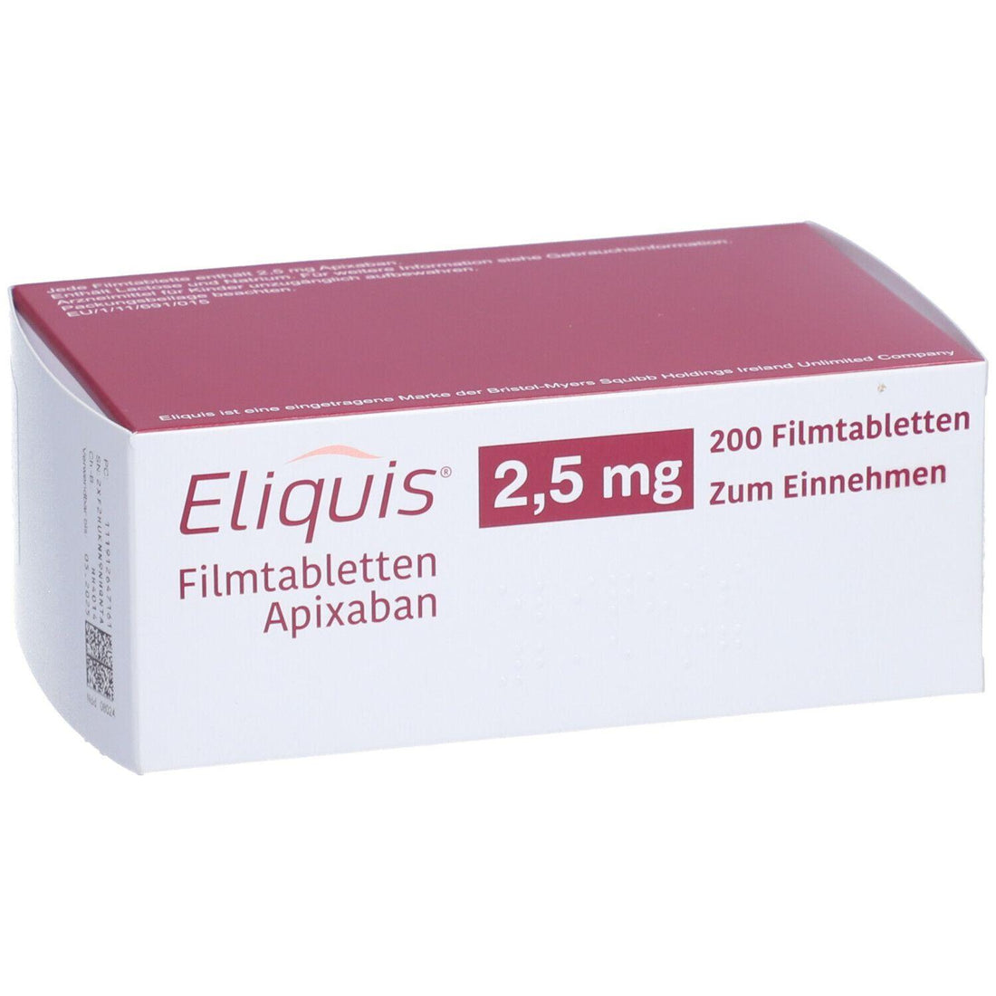 ELIQUIS 2.5MG 10T