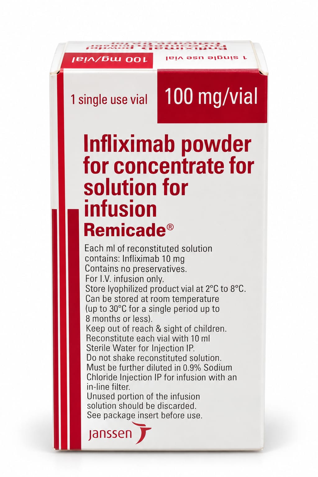 REMICADE 100mg Injection Vial